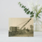 Northwest Crane and Shovel OPEREMENT ENGINEER 4 Briefkaart (Staand voorkant)