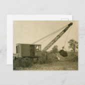 Northwest Crane and Shovel OPEREMENT ENGINEER 4 Briefkaart (Voorkant / Achterkant)