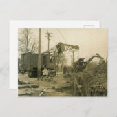 Northwest Crane and Shovel OPERING ENGINEER 6 Briefkaart (Voorkant / Achterkant)