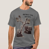 Northwest Crane and Shovel OPERING ENGINEER T-shirt (Voorkant)