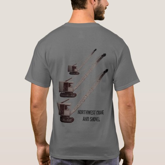 Northwest Crane and Shovel OPERING ENGINEER T-shirt (Achterkant)