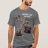 Northwest Crane and Shovel OPERING ENGINEER T-shirt (Voorkant)