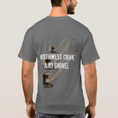 Northwest Crane and Shovel OPERING ENGINEER T-shirt (Achterkant)