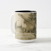 Northwest Crane and Shovel OPERING ENGINEER Tweekleurige Koffiemok (Voorkant links)