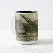 Northwest Crane and Shovel OPERING ENGINEER Tweekleurige Koffiemok (Voorkant links)