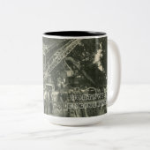 Northwest Crane and Shovel OPERING ENGINEER Tweekleurige Koffiemok (Voorkant rechts)