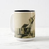 Northwest Crane and Shovel OPERING ENGINEER Tweekleurige Koffiemok (Voorkant links)