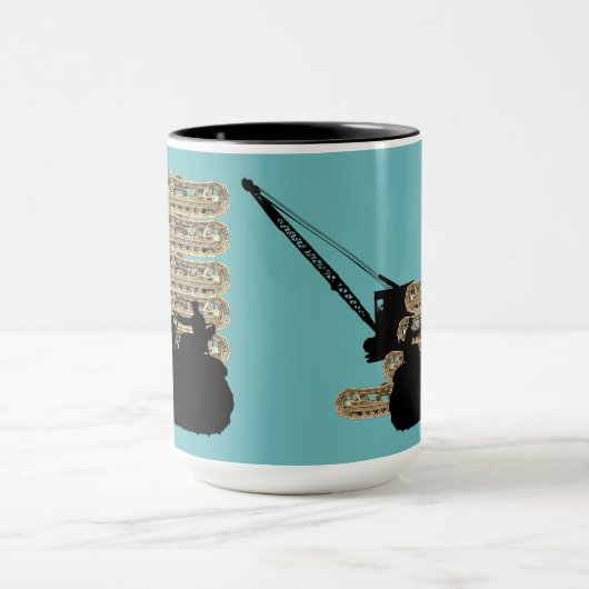 Northwest Crane OPERating ENGINEER art Bulldozer Mok (Midden)