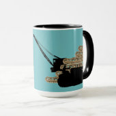 Northwest Crane OPERating ENGINEER art Bulldozer Mok (Voorkant rechts)