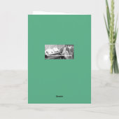 Northwest Crane Operating Engineer ART CHRISTMAS Feestdagen Kaart (Achterkant)