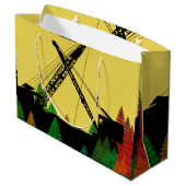 Northwest Crawler Crane n Track Fantasy Art Large Cadeautasje (Achterkant Gekanteld)