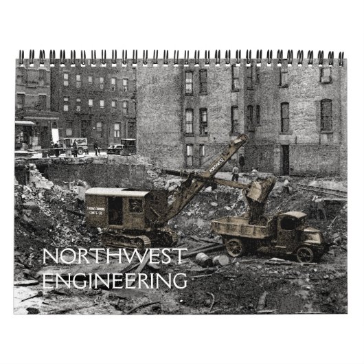 NORTHWEST ENGINEERING CRANE OPERATOR KABELSCHOPPEN KALENDER (Hoes)