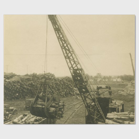 Northwest Engineering CRANE OPERATOR SHOVEL 28 Cadeaupapier (Vlak)