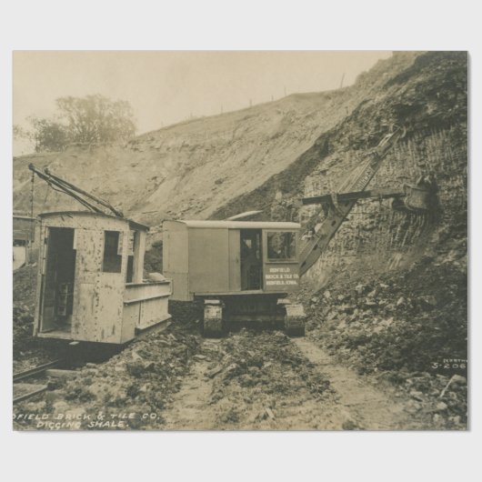 Northwest Engineering CRANE OPERATOR SHOVEL 6 Cadeaupapier (Vlak)