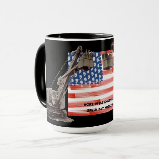 Northwest Engineering Green Bay Wisconsin Crane Mok (Voorkant links)