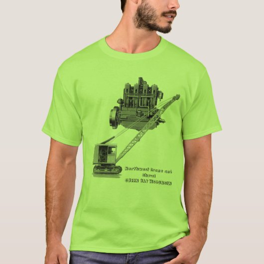  NORTHWEST ENGINEERING KRAAN EN MOTOR T-SHIRT (Voorkant)