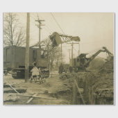 Northwest Engineering KRAAN OPERATOR SHOVEL 14 Cadeaupapier (Vlak)