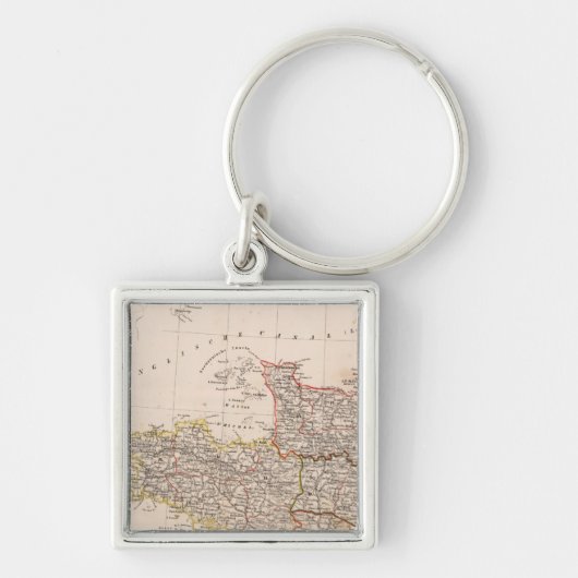 Northwest France Sleutelhanger (Voorkant)
