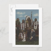 Northwest Indians - Buffalo Bill, Sitting Bull Briefkaart (Voorkant / Achterkant)