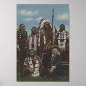 Northwest Indians - Buffalo Bill, Sitting Bull Poster (Voorkant)