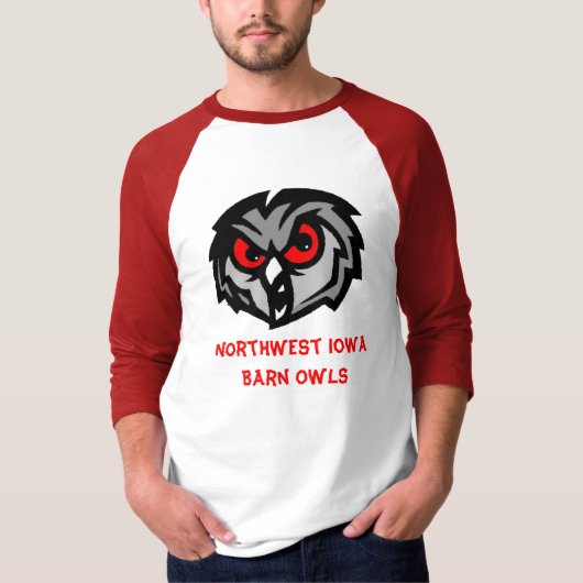 Northwest Iowa Barn Owls shirt (Voorkant)