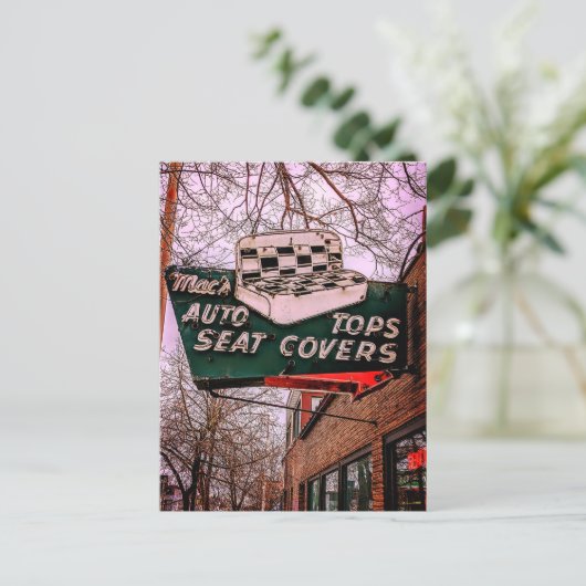 Northwest Neon Briefkaart (Staand voorkant)