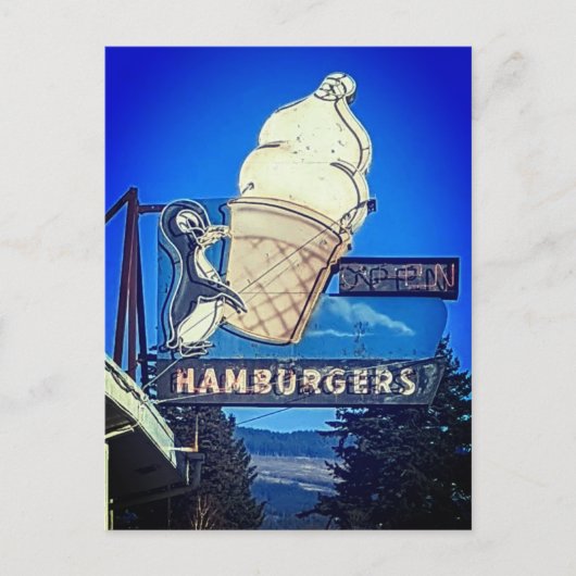 Northwest Neon postcard Briefkaart (Voorkant)