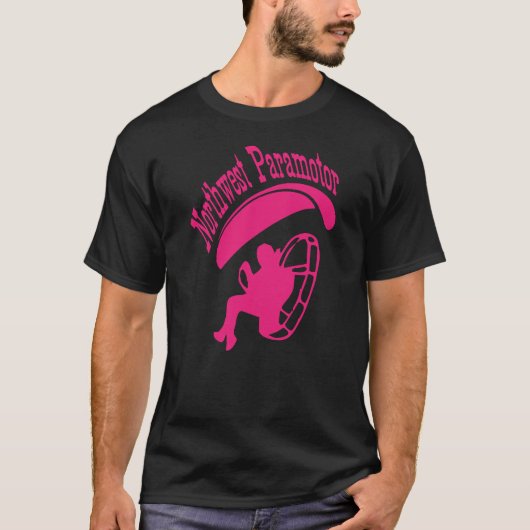 Northwest Paramotor Pink T-Shirt (Voorkant)