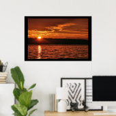 Northwest Sunset Poster (Thuiskantoor)