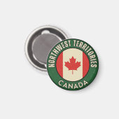 Northwest Territories Canada Magneet (Voorkant / Achterkant)