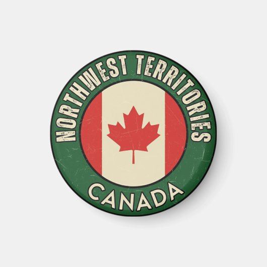 Northwest Territories Canada Magneet (Voorkant)