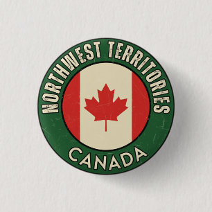 Northwest Territories Canada Ronde Button 3,2 Cm