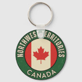 Northwest Territories Canada Sleutelhanger (Achterkant)