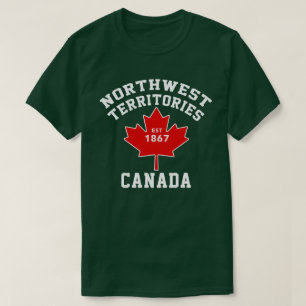 Northwest Territories Flag Canada Est.1870 T Shirt