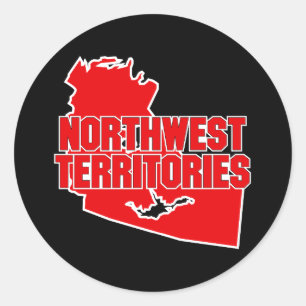 Northwest Territories Ronde Sticker
