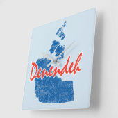 Northwest Territories Vierkante Klok (Hoek)