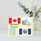 Northwest Territory Canada Briefkaart (Staand voorkant)