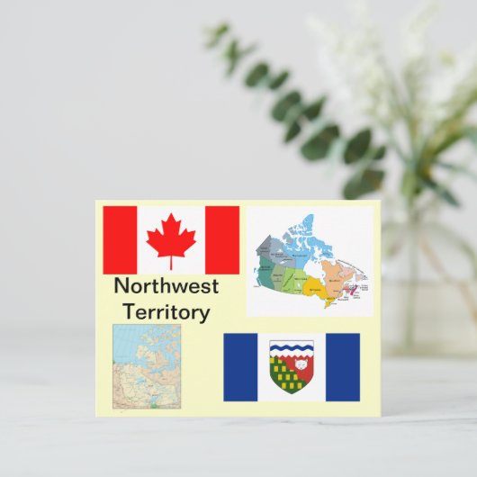 Northwest Territory Canada Briefkaart (Staand voorkant)