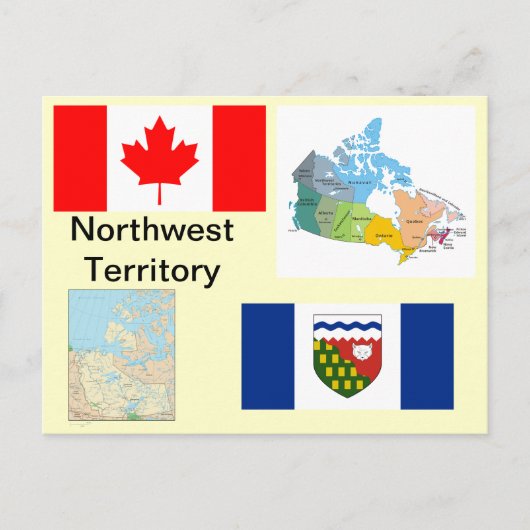Northwest Territory Canada Briefkaart (Voorkant)