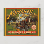  Northwest WA Apples Draft Horse Briefkaarten (Voorkant)