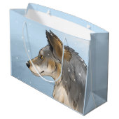 Northwestern Wolf Groot Cadeauzakje (Achterkant Gekanteld)