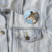 Northwestern Wolf Ronde Button 5,7 Cm (In situ)
