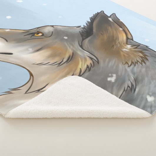 Northwestern Wolf Sherpa Deken (3/4)