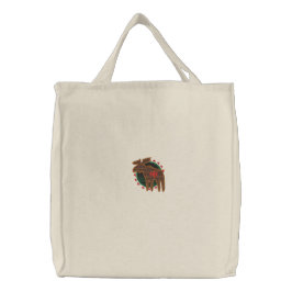 Northwood Moose Embroided Bag Geborduurde Draagtas