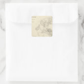 Northwood, Rockingham Co. Vierkante Sticker (Tas)