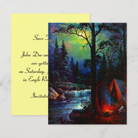 NORTHWOODS MOON EXTERNE CAMPSITE EZ2 AANGEPAST KAART (Voorkant / Achterkant)