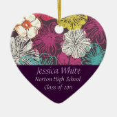 Norton Class of 2011 Heart Keepomwille Keramisch Ornament (Voorkant)