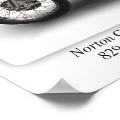 Norton Commando 850 Roadster MKII Poster - A3 (Hoek)