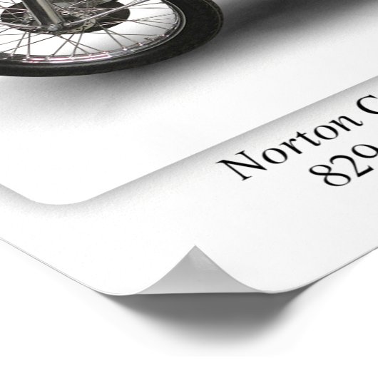 Norton Commando 850 Roadster MKII Poster - A3 (Hoek)