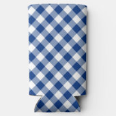 Norton commons blauwe gingham coozie (Achterkant)